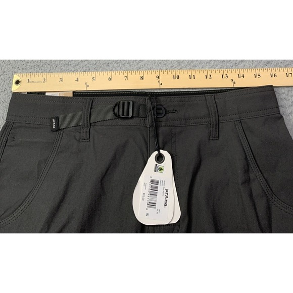 New Prana Pants Mens 30x30 Stretch Zion II Relaxed Fit Straight Leg Drak Iron - Picture 2 of 14